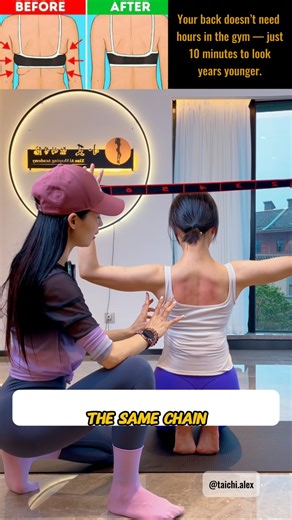 Most people try stretching or dieting, but the secret to a youthful, elegant back is simply realigning your shoulder blades. Just 10 minutes a day with a peanut ball and resistance band can lift your posture, smooth your back line, and make you stand taller with confidence. Comment “BACK” below if you want the guide and tools I use 💬 #PostureFix #BackAlignment #HealthyAging #HomeWorkout #Confidence | Massagelih