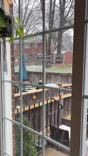 I’m actually so sick of this. Get me outta here 😩 #virginiaweather #eastcost #marchweather #spring