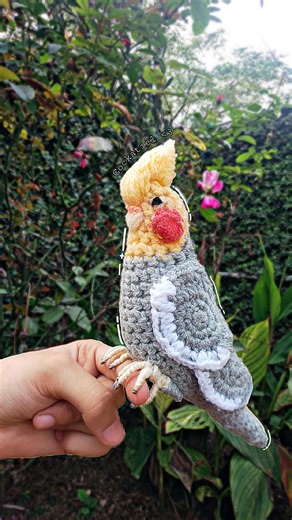 Crochet Cockatiel Plushie | Handmade Bird Toy | Custom Amigurumi Parrot Gift - Etsy
