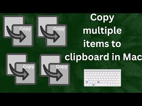 Copy multiple items to clipboard on Mac OS