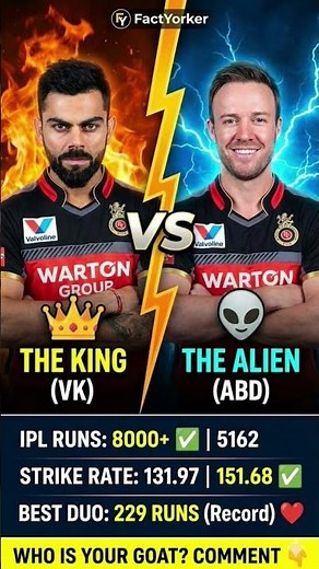 King vs Alien: Who is the GOAT? 🐐👽 #Shorts#ViratKohli #ABdeVilliers #CricketShorts #KingKohli #Mr360
