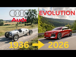 AUDI EVOLUTION (1936-2026) 🚗 From Auto Union to the New A6!