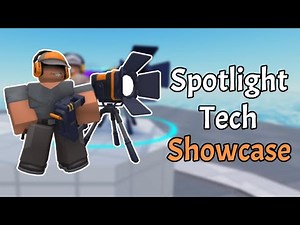 Spotlight Tech Tower Showcase - Roblox Tower Defense Simulator