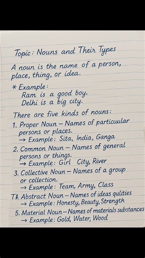 Handwritten grammar Notes | Basic English Grammar tips & trick.★Noun★ #grammar #handwritten #englishlearning #learnwithversatiletacademy #sscpreparations #suggestionwithmajharulsir | Versatile TAcademy | Facebook