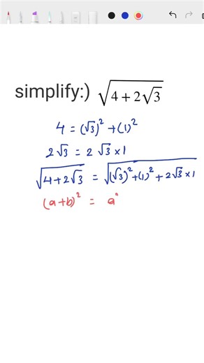 Tricky mathematics question with simple solution