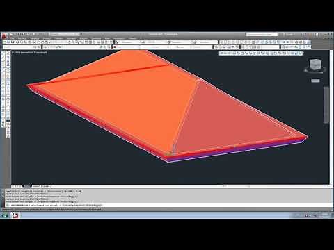 Tutorial Autocad 3d Tetto - Modeling Roof
