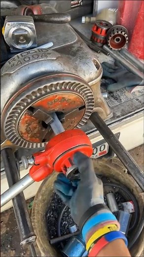 Ridgid pipe threader #shortsfeed #install