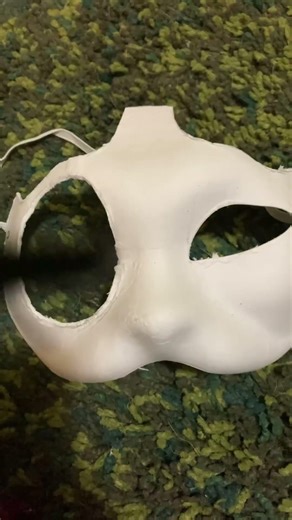 Mothman mask I made a while back for an event X333 #therian #mask #art #mothman #cryptid