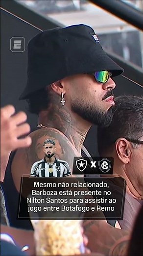 BARBOZA SE DESPEDINDO DO BOTAFOGO NA ARQUIBANCADA PARA IR PARA O PALMEIRAS? 👀🔥👏