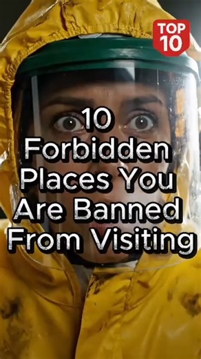10 Forbidden Places You Are Banned From Visiting 🚫 #Shorts