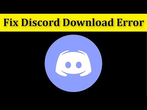 How To Fix Discord Download Error In Windows 10/8/7