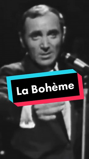 La Bohème (1965) - Aznavour #fyp #music #musica #musique #lyrics #parole #foryou #pourtoi #chant #chanson #cancion #french #france #armenia #song