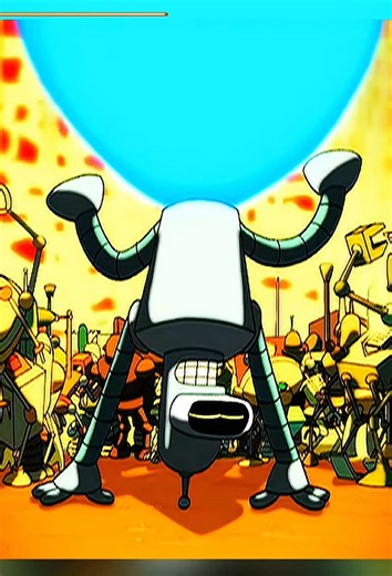 Countless robots gather together to collectively release their internal energy.#fyp #foryou #cartoon #funnyvideos #usa