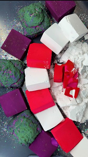 180K views · 1.9K reactions | Purple Pasted and Dyed Blocks + Plain BSN and Pink NO REPOSTS AND EDITS ON ANY PLATFORM! #asmrcommunity #asmr #asmrvideo #asmrtherapy #asmrsounds #explore #explorepage #asmrpowder #asmrcornflour #asmrgymchalk #sleepaid #gymchalk #gymchalkasmr #viral #oddlysatisfying #explore #satisfying #art #dyedgymchalk #softgymchalk #dyedgymchalk #bsn #shorts #chalkcrushing | chalkitasmr | Facebook