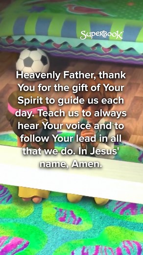 Let us trust the Spirit to lead and guide us. ☝🏽 | Superbook