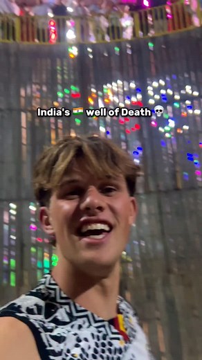 3.8M views · 140K reactions | India’s well of death uses centripetal force to stay stuck to the edge of this giant cylinder whilst riding motorbikes and driving cars #india #travel #fun | Duncan McNaught | Facebook