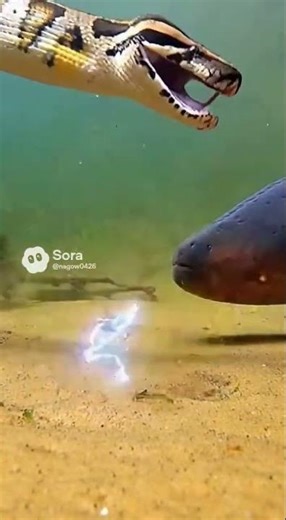 The python asked for trouble and got caught in a wild chase #python #wildlife #nature