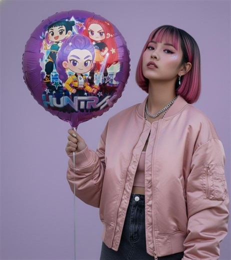Ballon anime K-Pop | Ballons de fête idole pour décoration de fête d'anniversaire, décoration de concert, cadeaux de fan de K-Pop et ballon macaron rose pastel pour célébration - Etsy France