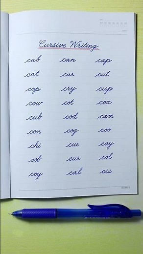 Cursive writing for beginners | Words that start with c | Cursive handwriting practice |Cursive abcd
