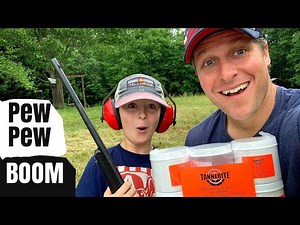 Surprising him with his first gun Savage rascal 22 cal