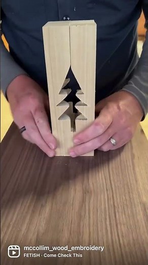 Inside out turning - Christmas tree revealed!