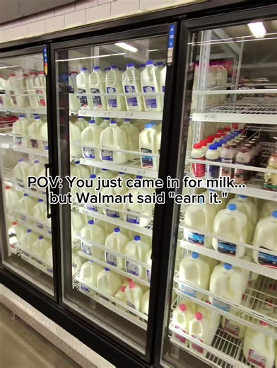 First thing I capture with the new meta glasses. Walmart really got me struggling to get some milk.😭