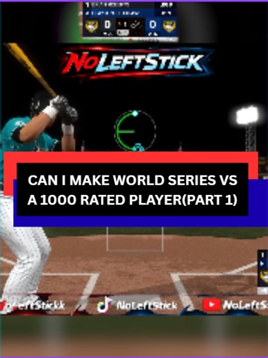 Can I make WORLD SERIES!?!?!?!#perfect #mlbtheshow #noleftstick #fyp | MLB The Show