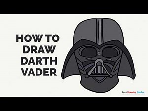 How to Draw Darth Vader - Easy Step-by-Step Drawing Tutorial for Beginner Artists