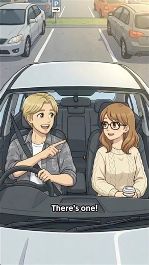 BASIC ENGLISH CONVERSATION – 🚗 Finding a Parking Spot 🅿️ #shorts #yoitubeshorts