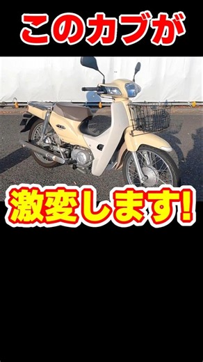 ワイドリムなのにノーマルっぽくてカッコイイカブ完成! #スーパーカブカスタム #スーパーカブ110 #カブカスタム