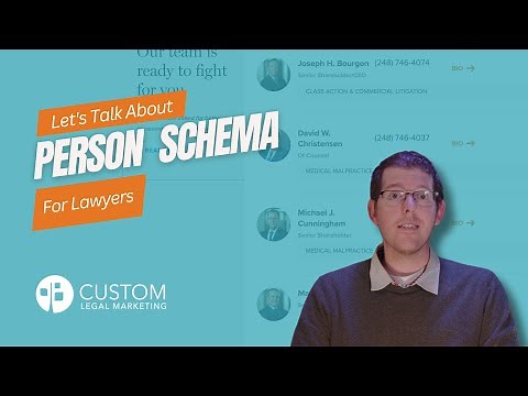 How to Add Person Schema to Your Attorney Bio | Boost Your Online Presence!