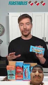 Classic to Crazy! The Evolution of Feastables 😱🍫 #mrbeast #video #viral #trending #youtube #shorts