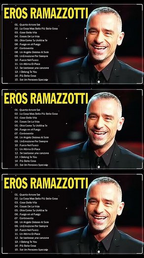 Eros Ramazzotti Greatest Hits 2024- Eros Ramazzotti Best Songs - The best of Eros Ramazzotti