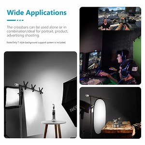NEEWER 2/2.6M T-Shape Background Support Stand Kit