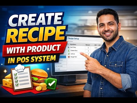 Create Recipe with Product for Restaurant POS | Complete Restaurant Stock Management Tutorial