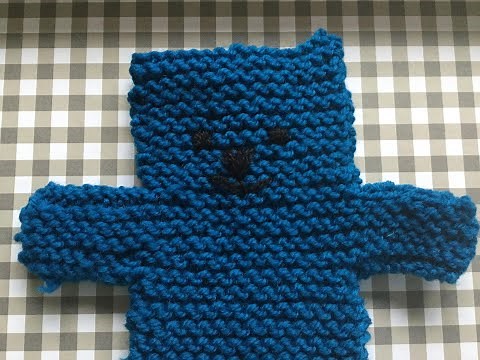 Knitting for Beginners: Teddy Bear Hand Puppet Tutorial