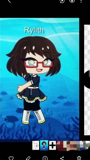 gatcha character + pose