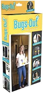 Screenmend BugsOut Instant Magnetic Doorway Screen | Hands Free Screen Door | Snaps Closed Instantly with Magnets
