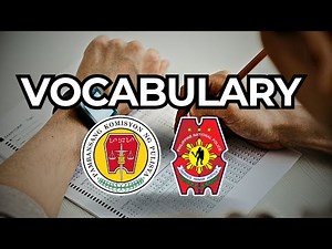 NAPOLCOM EXAM REVIEWER - Vocabulary