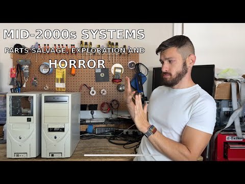 Mid-2000s computer parts salvage, exploration and horrors!