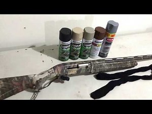 How To DIY Optifade Timber Camo a Shotgun For 30 Bucks