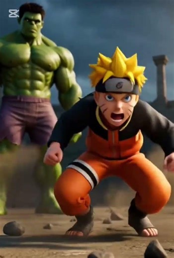 Naruto vs Hulk - Who Wins This Epic Battle? #hulkvsnaruto#hulk #naruto