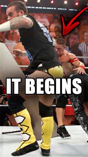 CM Punk Interrupts John Cena — Moments Before The Pipebomb