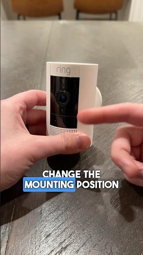 Ring Stick Up Cam: Change Mount Position (in 22 seconds)