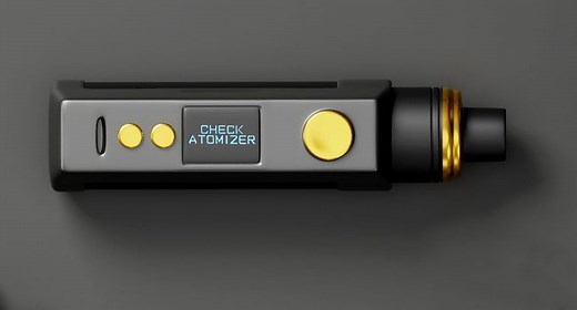 Que faire lorsque ma cigarette électronique affiche "check atomizer" ?