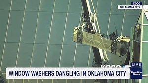UPDATE: Window washers in good spirits after brush with death above Oklahoma City tower: https://cnn.it/2HpdYqM | HLN