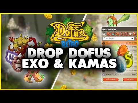 A TON OF KAMAS! (Ebony Dofus Drops & More) - DOFUS RETRO