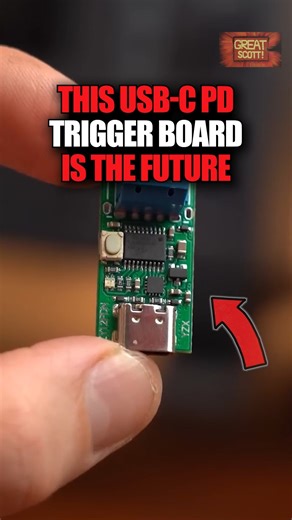 GreatScott! | This USB-C PD Trigger Board is the Future?! #tech #usb #usbc #trigger #board #circuit #powerdelivery #electronics | Instagram