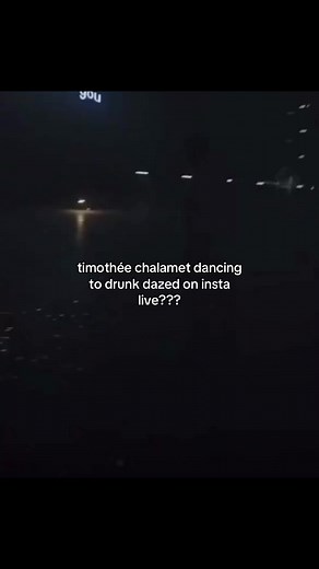 Timothée Chalamet's Dance Moves During IG Live