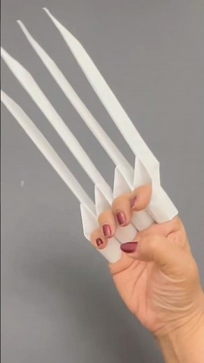 💀Easy Method- Wolverine Paper claws 🦀🦞🦂